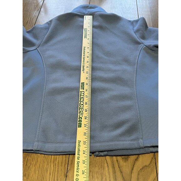 IZOD Blue Full Zip Fleece Jacket Women's Size Medium‎ Preppy Classic Athleisure - Picture 7 of 14
